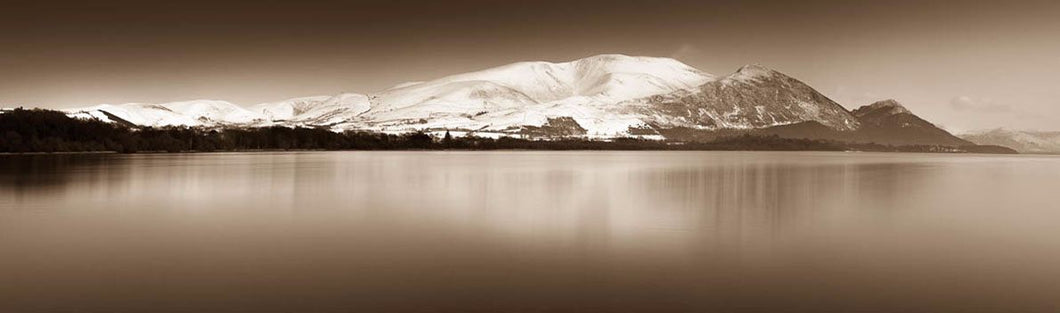 Bassenthwaite by moonlight Ref-PS2162